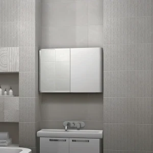 Плитка настенная Нефрит-Керамика Fisher 30х60 см 1.8 м² бетон цвет серый мозаика