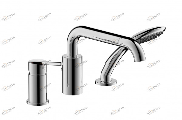 Встраиваемый смеситель на 3 отверстия Angel F5172217CP-1-RUS bravat