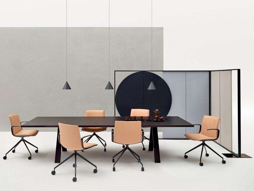 arper Кресло на эстакаде с подлокотниками на колесиках Catifa up sun-id-1485451 - Вид №5