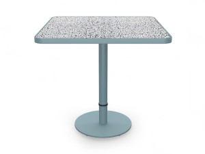 Квадратный садовый стол из натурального камня