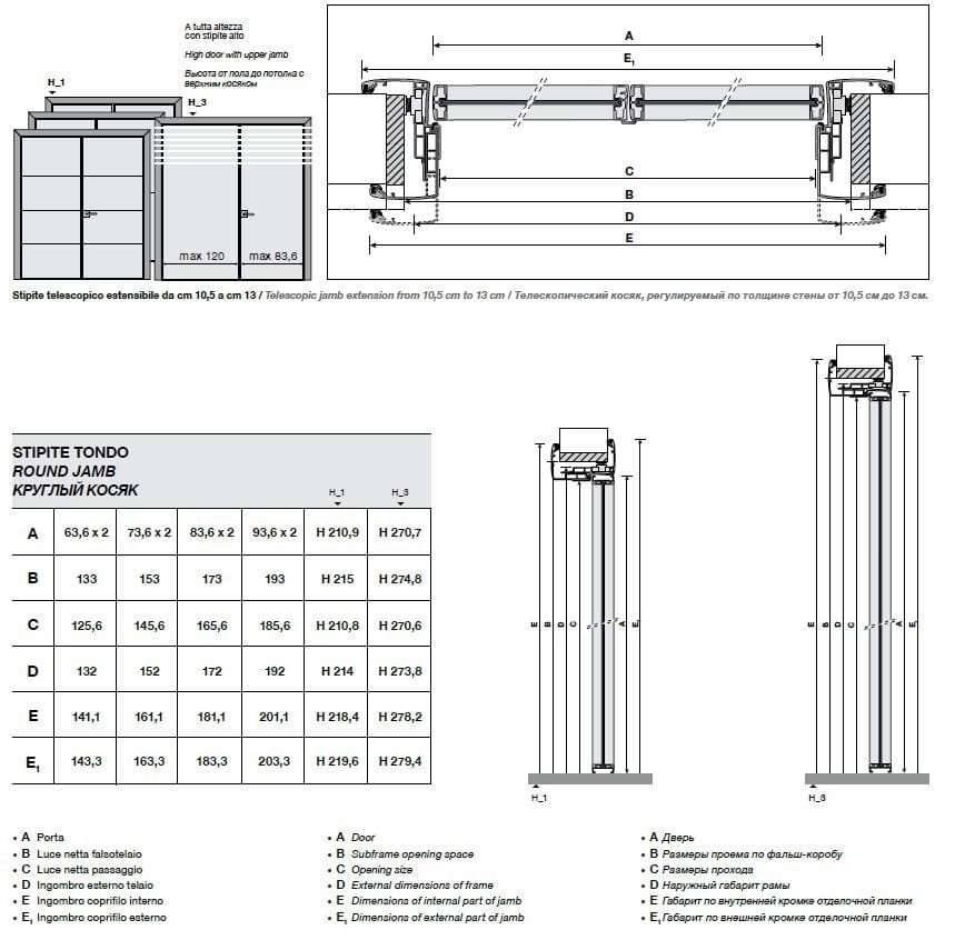 Стеклянная распашная дверь Longhi Aluminiun Chic-Doors ARCH-00070494 - Вид №9