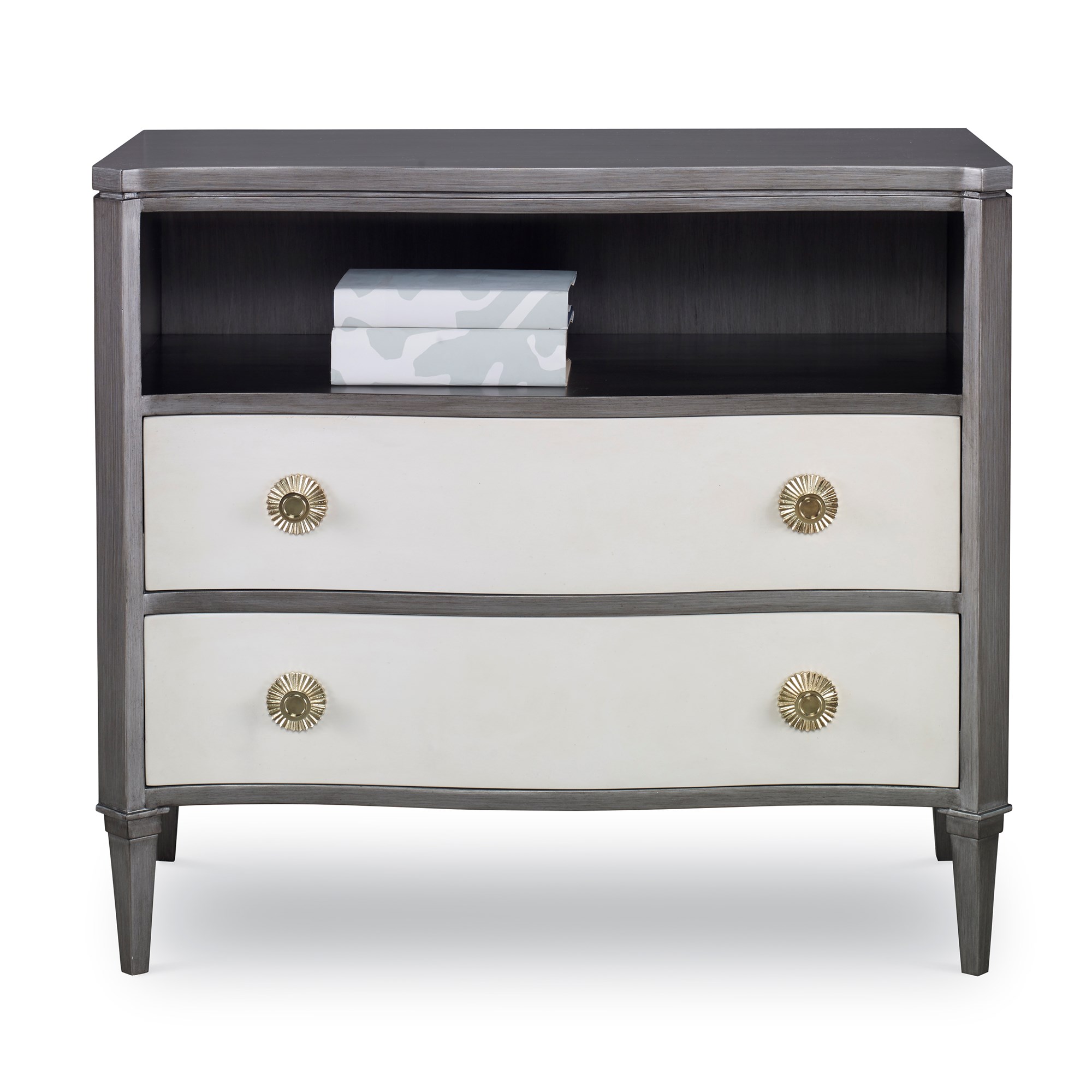 Тумбочка 17584-830-001 Stella Chest - Grey / Linen Ambella  - Вид №5