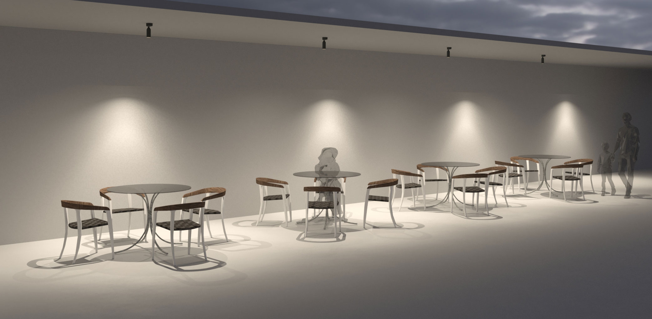 3070116 Потолочный светильник Platek FLAMINGO 2.0 Soffitto  FLAMINGO 2.0 H. 200 mm - 1 COB 3000K 76°  - Вид №9