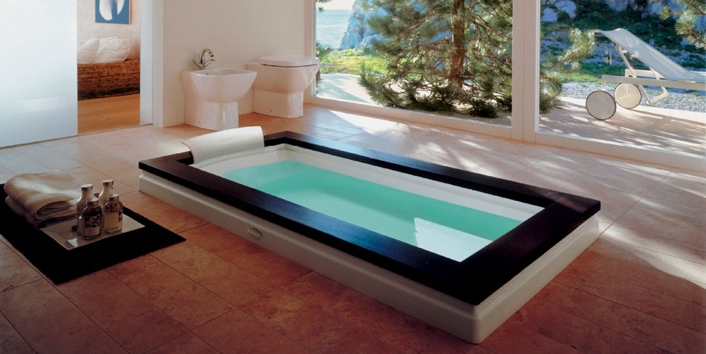 Ванна встроенная с гидромассажем Aura Uno 9F43-344-SX Jacuzzi 9F43344SX - Вид №2