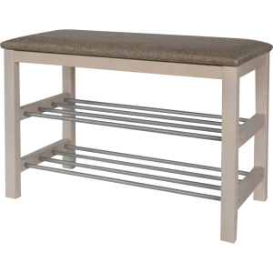 Банкетка Sheffilton SHT-B2-2 67x49 см дерево/металл цвет белёный кедр