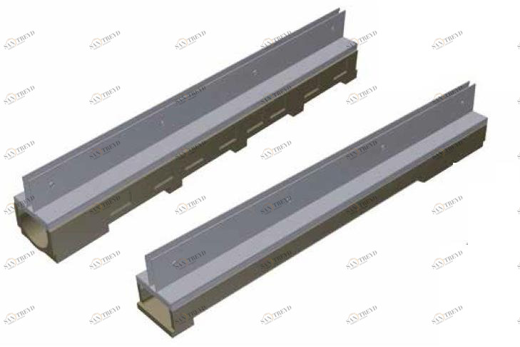 GRIDIRON GRIGLIATI Оцинкованная крышка с центральной прорезью Canali in cemento polimerico sun-id-1489755