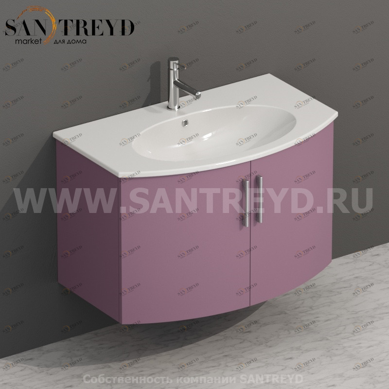 MDMA80Y081 Тумба с двумя створками 78 см фиолетовая Globo 4ALL Италия Ceramica Globo