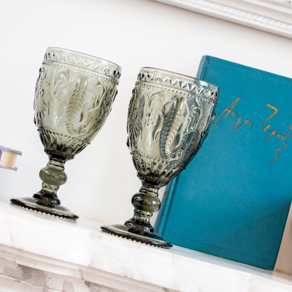 21091722 Комплект бокалов «Рубби» (6 штук, дымчатый серый кварц) Object Desire Светский прием  - Вид №5