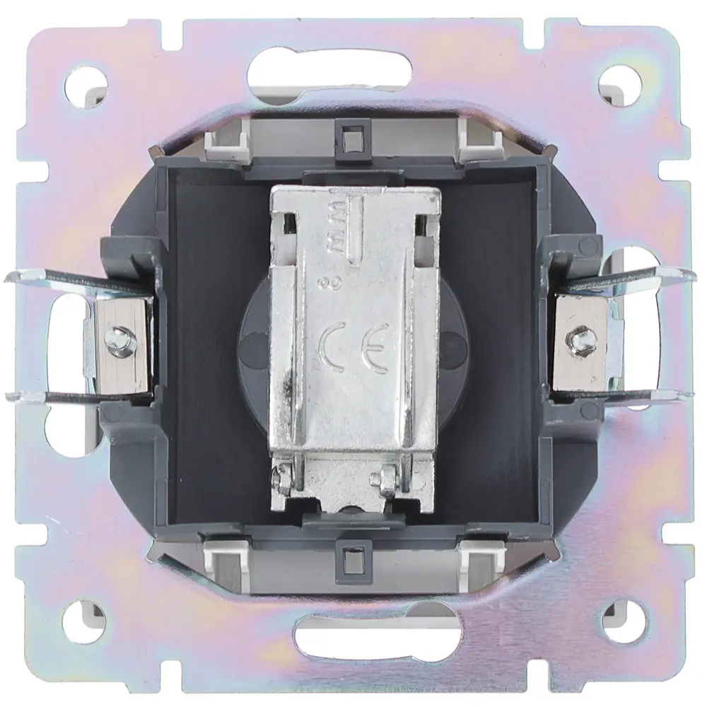 ТВ-розетка оконечная WERKEL для скрытого монтажа, серебристая 17782299 Встраиваемые механизмы STLM-0008620 - Вид №3