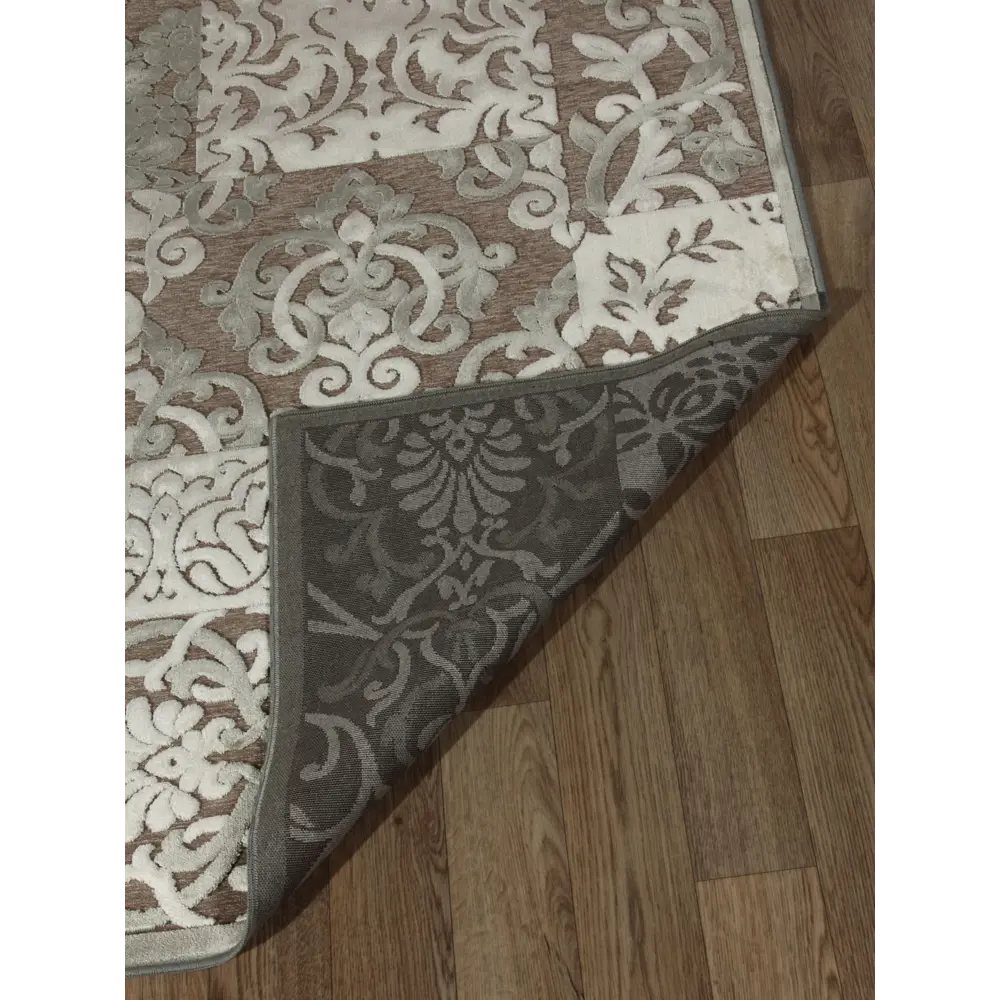 Ковер вискоза Genova 009/655590 100х140 см цвет серый RAGOLLE STLM-2142673 - Вид №4