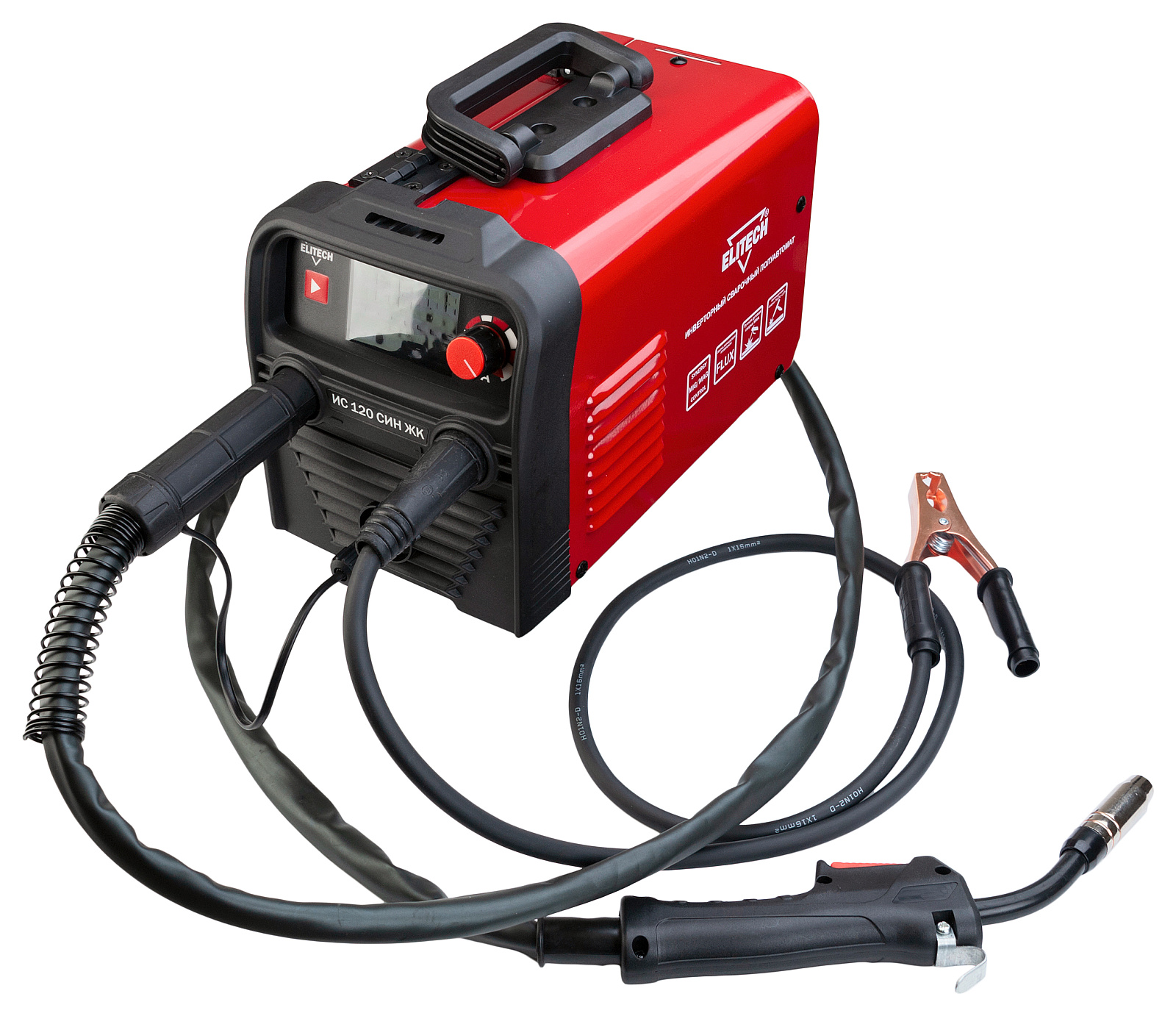 Сварочный аппарат Elitech ИС 120 СИН ЖК ДМ 9111193 STDN-0004706 - Вид №1