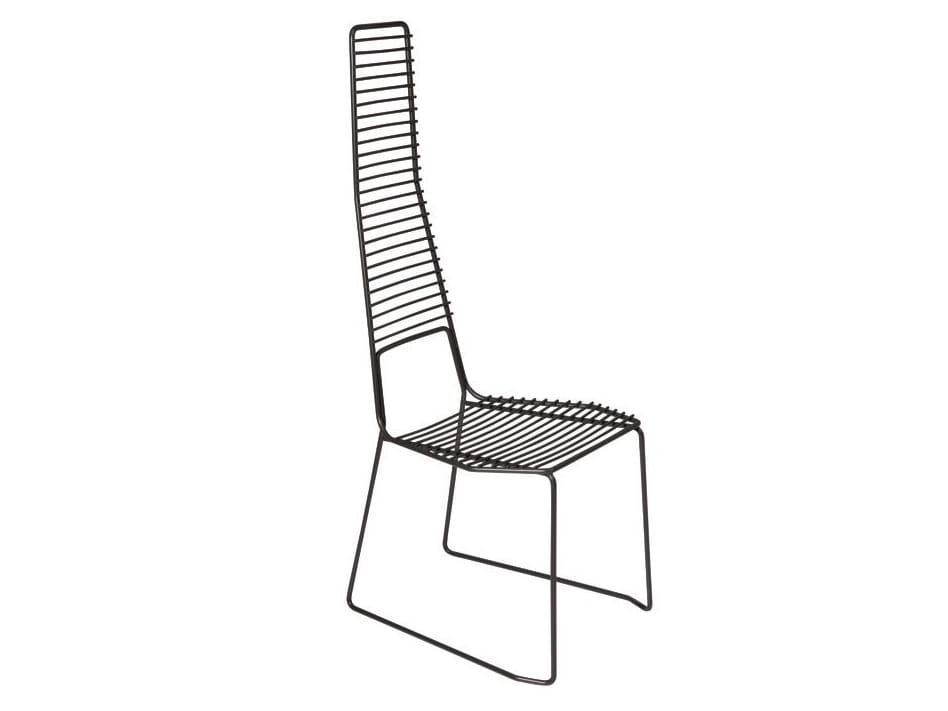 Металлический стул для сада с высокой спинкой Casamania & Horm иностранец ARCH-00119710
