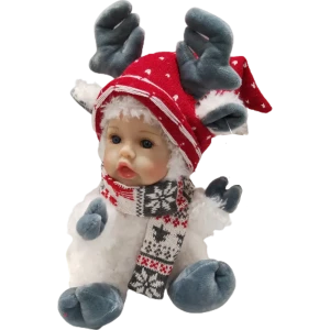 Фигурка новогодняя «Малыш», 20 см, цвет белый