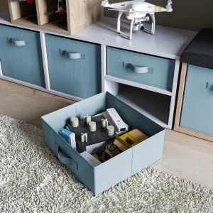 Короб Spaceo Fjord 15x31x31 см 14.4 л полиэстер цвет голубой 81990613 STLM-2148158