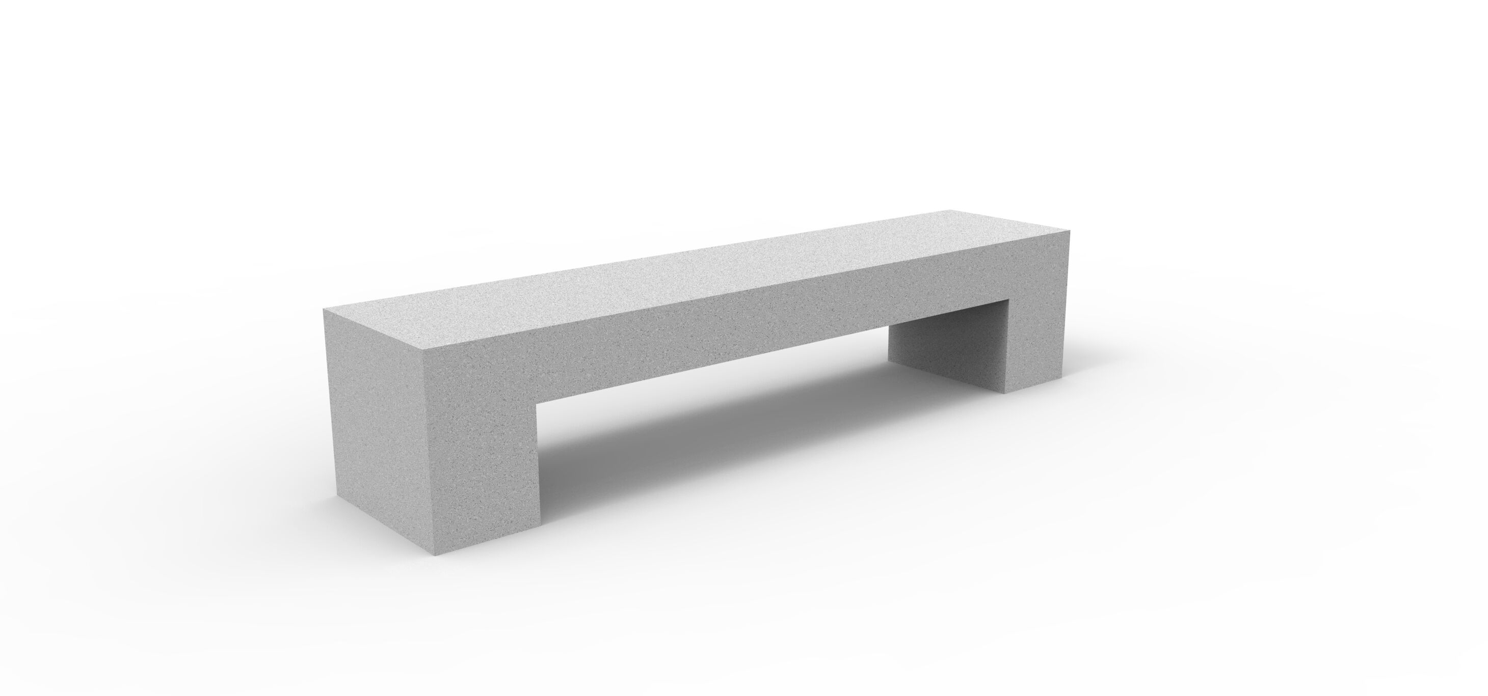 Бетонная скамья без спинки Studio Città HANDLE ARCH-00097937 - Вид №1