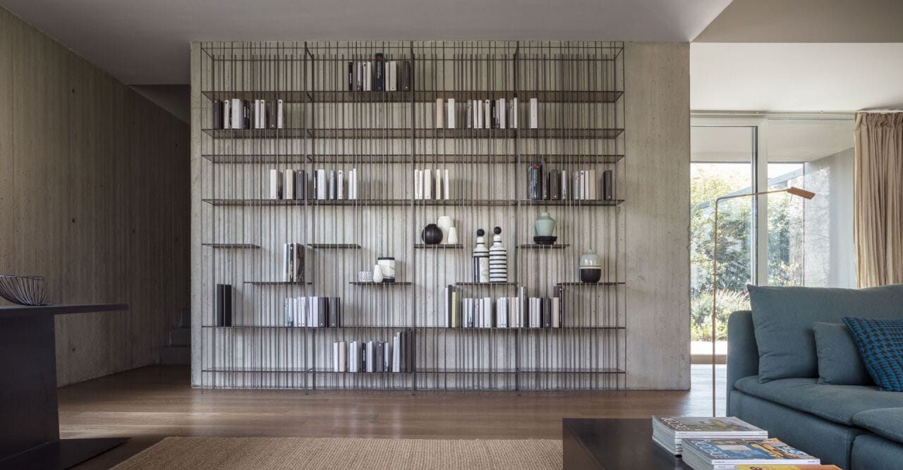 Книжный шкаф из металла Mogg метрическая ARCH-00025526 - Вид №1