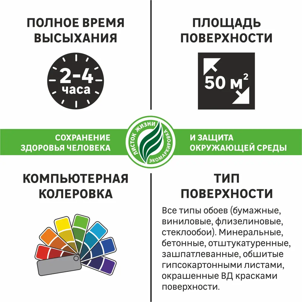 Краска для обоев Luxens, база А, 5 л 82001129 STLM-2071547  - Вид №2