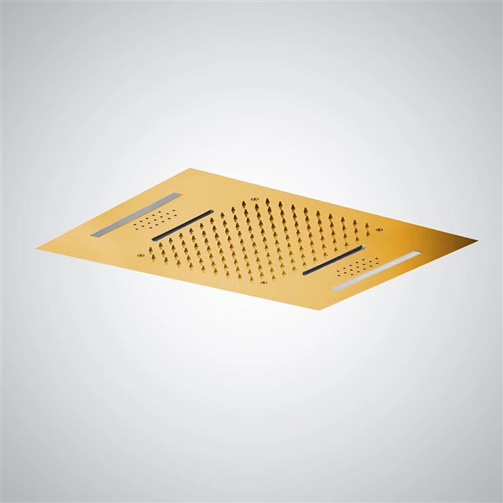 Светодиодная потолочная душевая головка из нержавеющей стали Fontana Showers Luxe Fontaine ARCH-00067354 - Вид №13