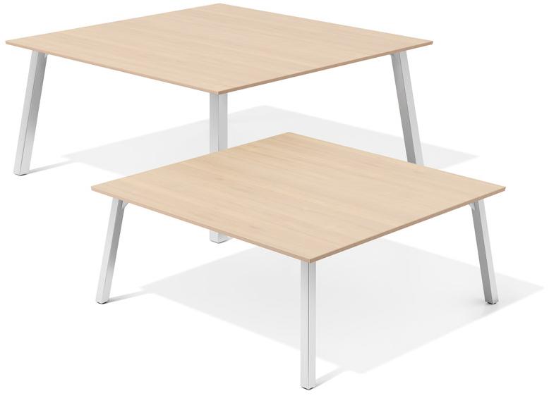 Casala Квадратный деревянный стол для переговоров Wishbone 6660-17 - Вид №1