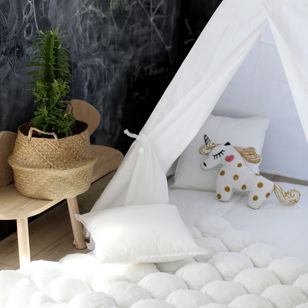 Вигвам Simple White с окном, карманом и флажками VAMVIGVAM SIMPLE WHITE 281920 Белый Santreyd  - Вид №5