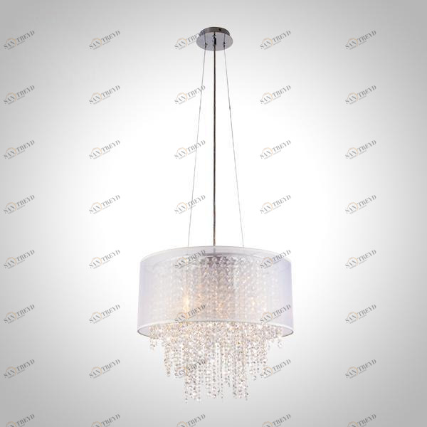 Подвесная люстра Eurosvet Grace 10070/5 хром/белый Strotskis EUROSVET GRACE 186773 Белый