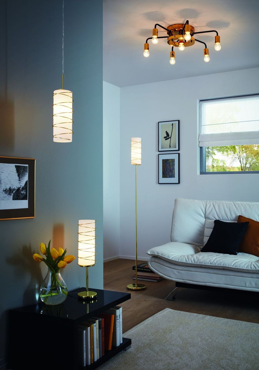 Потолочная люстра Eglo Paltas 95215 золото EGLO PALTAS 058730 Золотой  - Вид №1