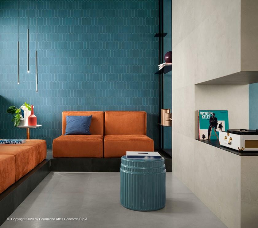 Atlas Concorde Белая плитка для стен с эффектом смолы Prism sun-id-1514355 - Вид №15