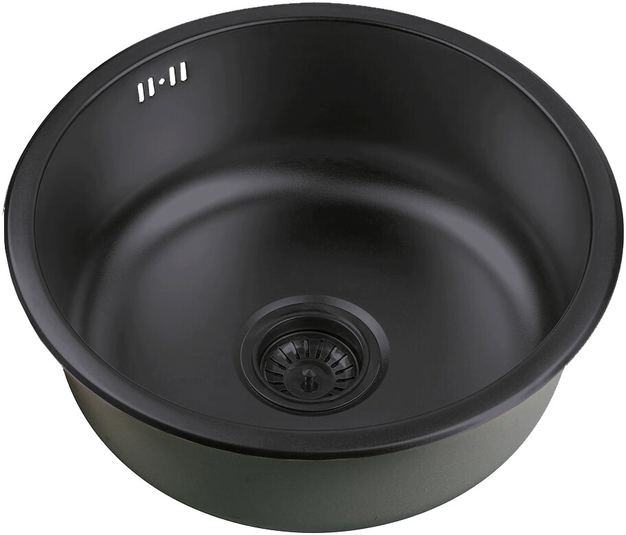 Мойка кухонная ZorG Inox SZR 450 GRAFIT из нержавеющей стали, графит