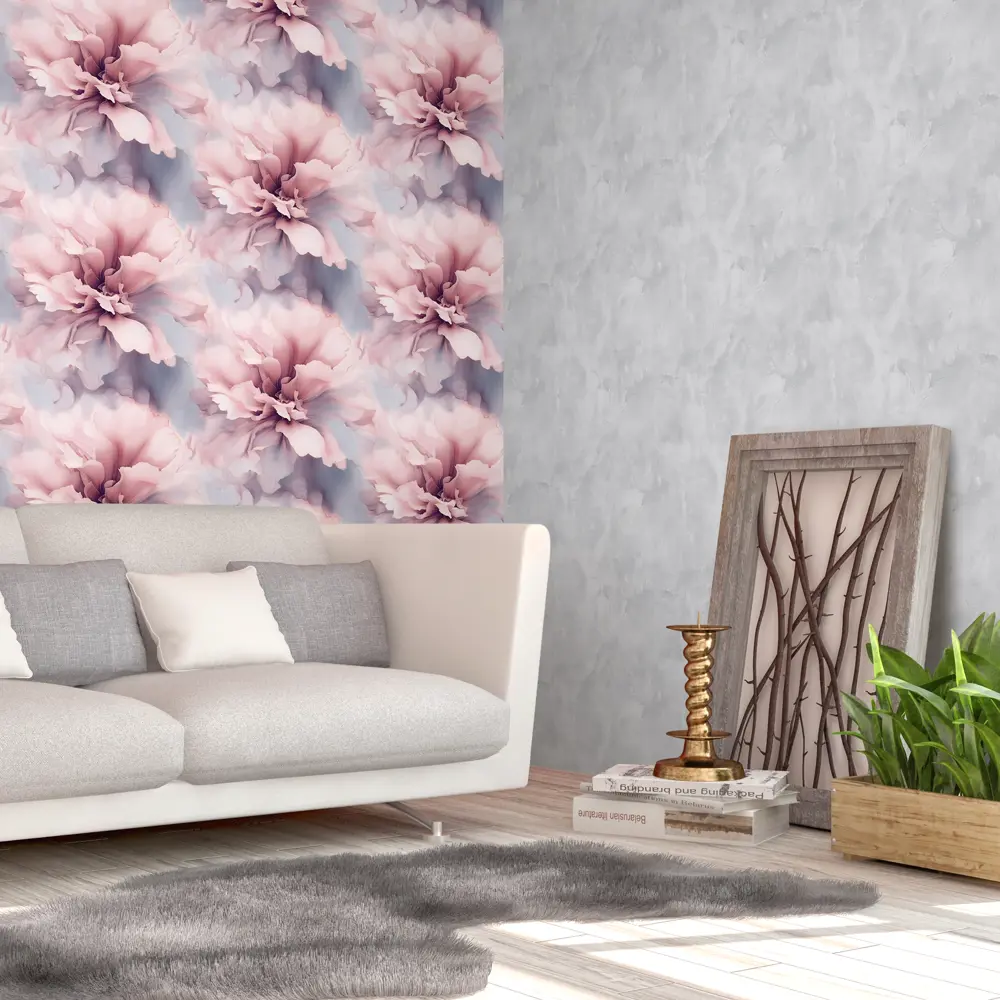 Флизелиновые обои Victoria Stenova Primadonna розовые 1.06 м 89395984 STLM-1398875 - Вид №4