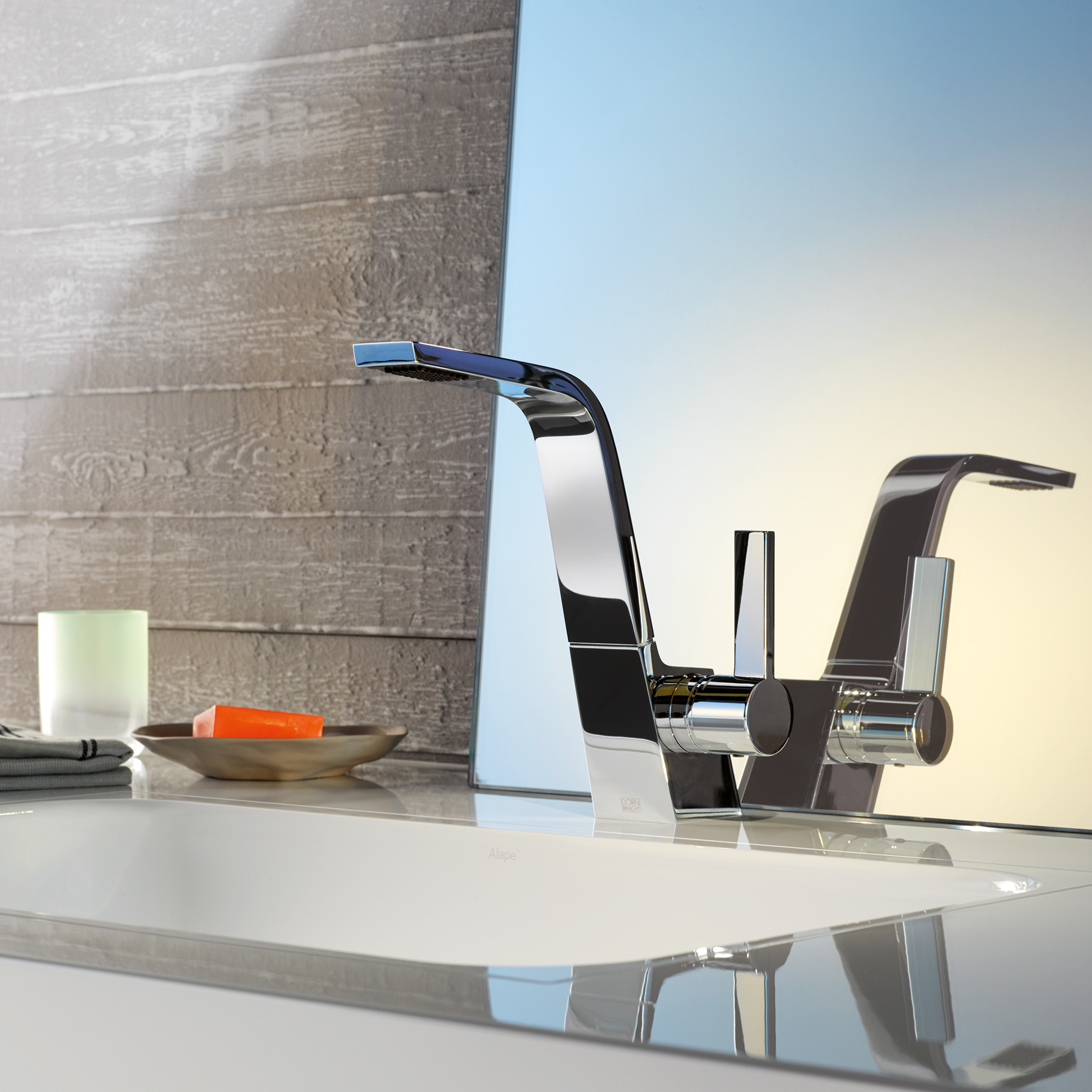 CL.1 Смеситель для раковины, однорычажный, без донного клапана - Темный Хром DornBracht 33521705-19 - Вид №1