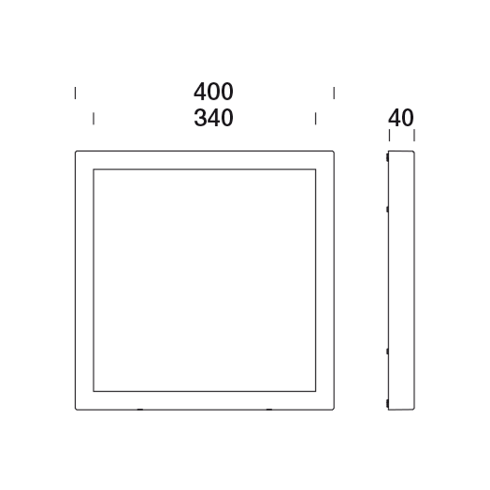 5040266 Потолочный светильник Platek PIX  PIX 40 - LED 4000K diffuse - Вид №6