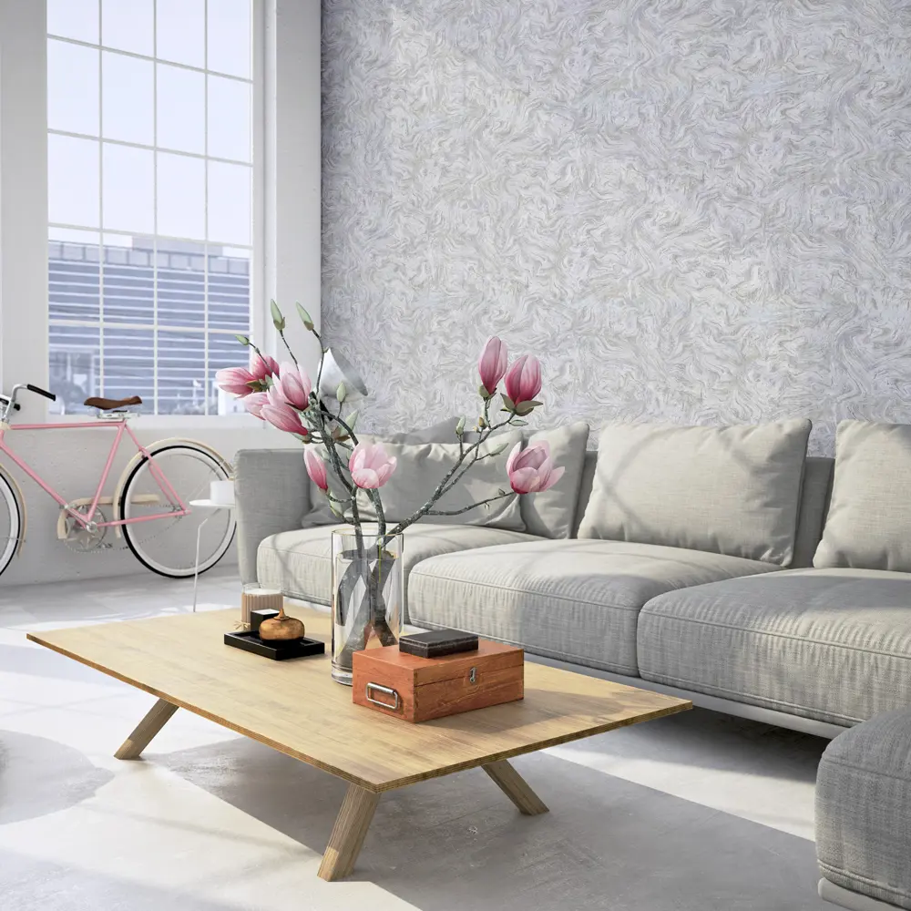 Обои флизелиновые Артекс Эйфория серые 1.0 м 10320-03 STLM-2157187 - Вид №3