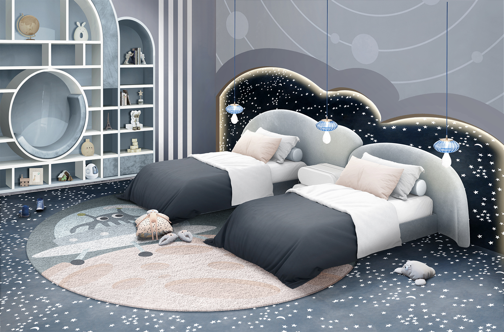 CIST175 Подвесные светильники в детскую Гриб Circu  - Вид №7