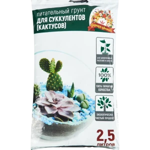 Грунт Царица цветов для суккулентов 2.5 л 89107104 STLM-2030789