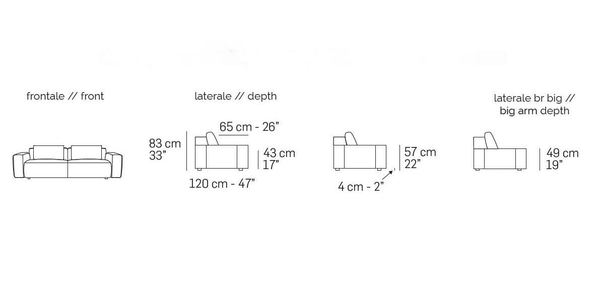 Ткань диван NICOLINE CAIROLI DEEP ARCH-00114812 - Вид №6