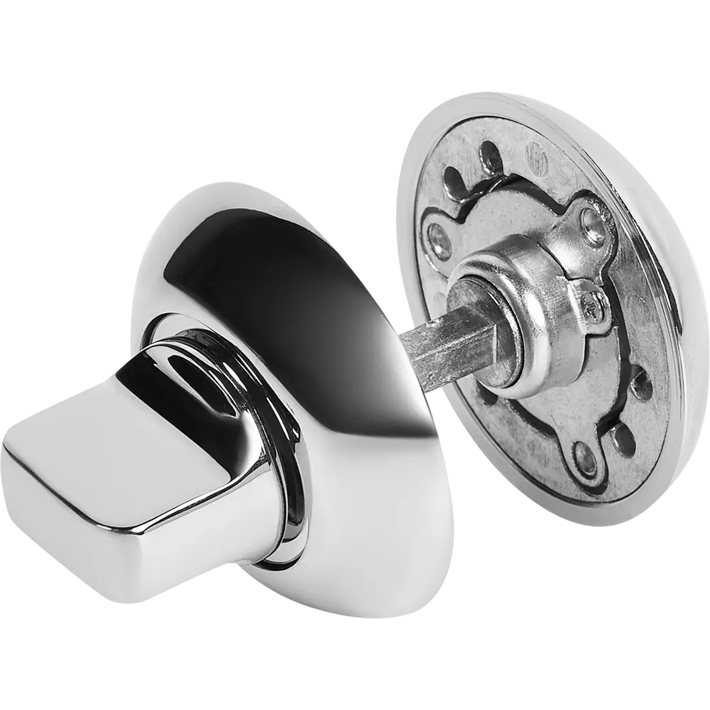 Фиксатор с замком Armex Megapolis WC-K-0803-CR, ЦАМ, цвет хром 85840449 STLM-2114548  - Вид №3