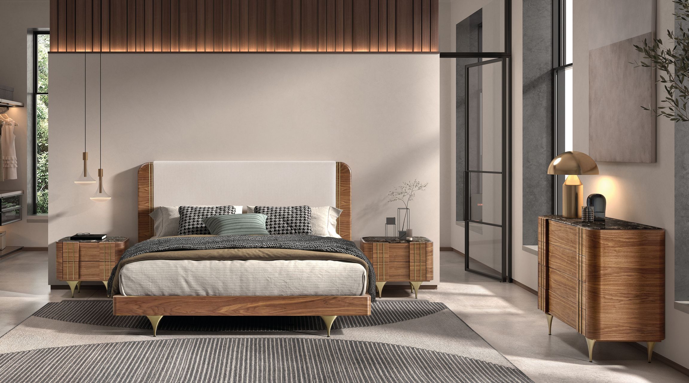 Деревянная двуспальная кровать Hurtado Evolution ARCH-00098072 - Вид №10