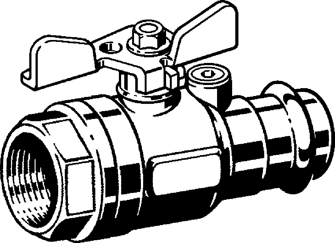 Viega Газовый шаровой кран Profipress G 2671.3 (659318) 659 318 - Вид №1