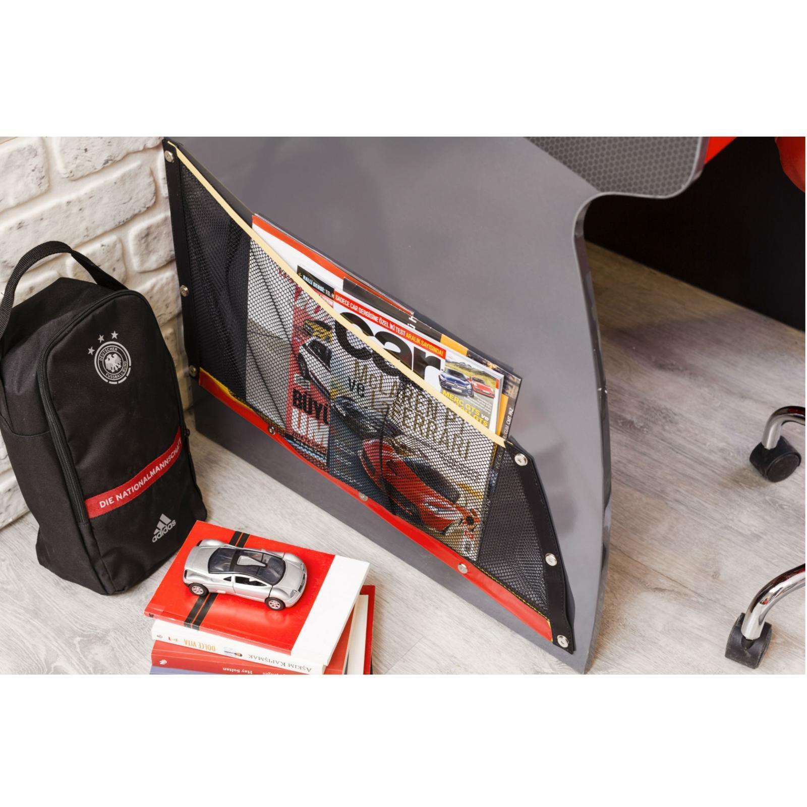 Письменный стол с надстройкой черно-красный Champion Racer CILEK CHAMPION RACER 00-3832540 Красный Santreyd  - Вид №3