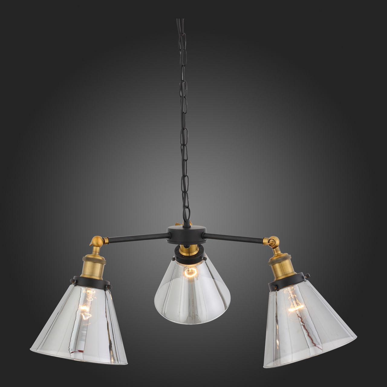 Подвесная люстра ST Luce Evoluto SL237.403.03 ST LUCE EVOLUTO 220483 Черный  - Вид №1