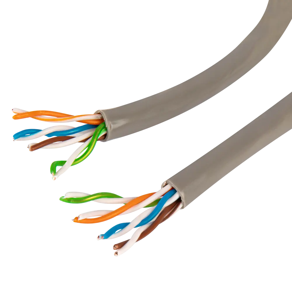 Кабель сетевой ELECTRALINE FTP Cat 5e 100м серый 89322075 STLM-1343954