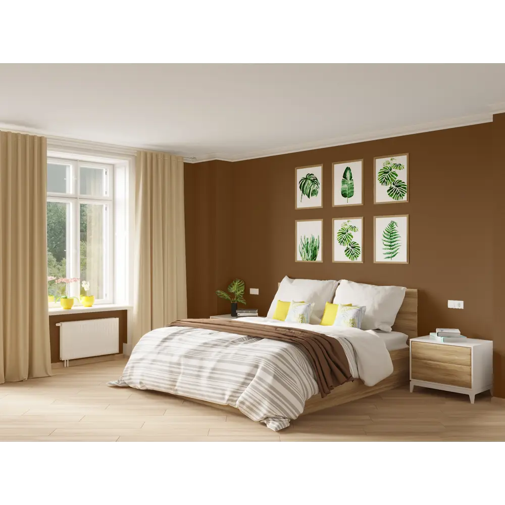 Краска для стен и потолков Trend Farbe цвет Тоффи 2.5 л 81970733 STLM-2064614 Dufa  - Вид №4