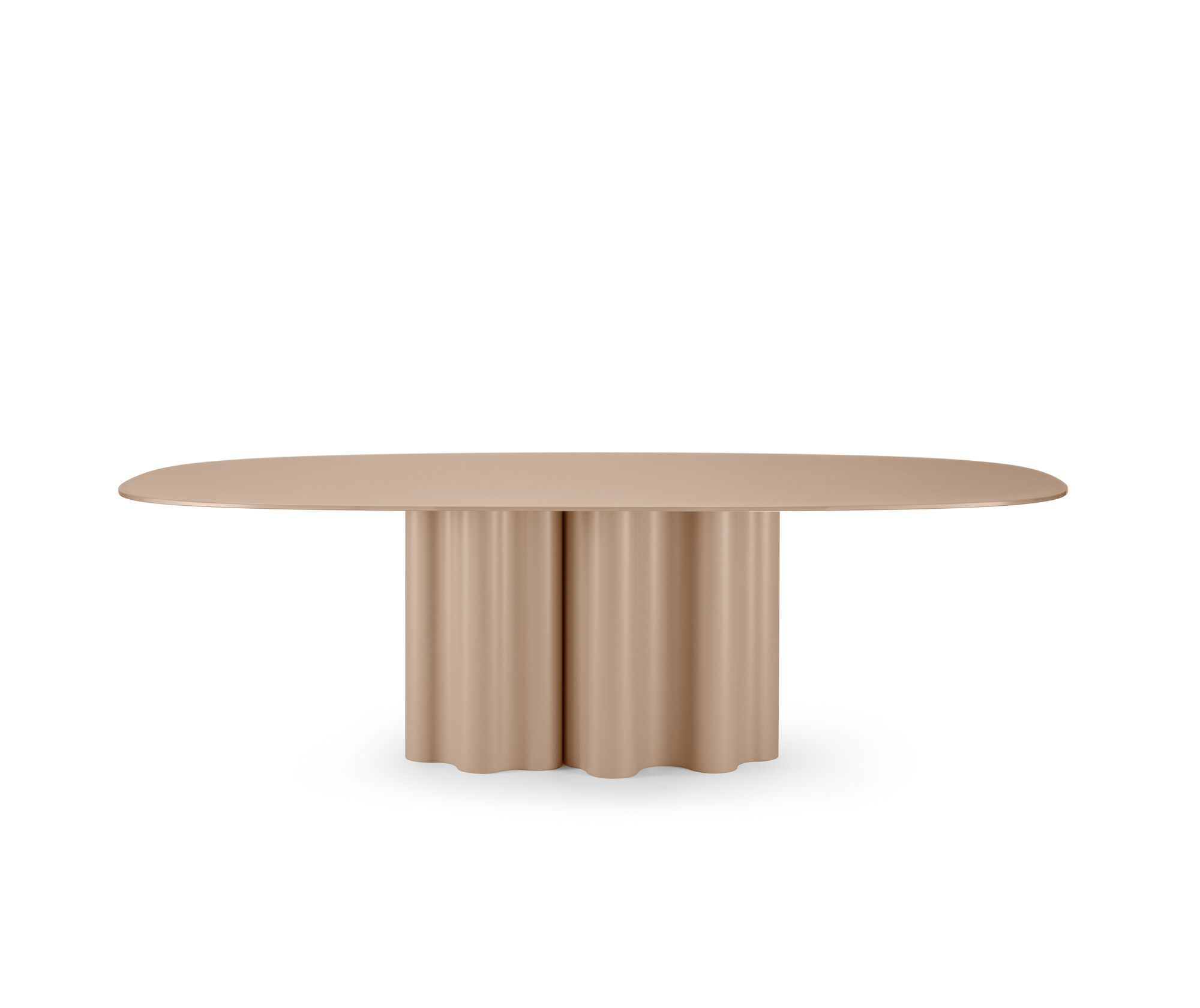 Овальный стол с полиуретановым основанием и лакированным стеклянным верхом Saba Italia Волшебный театр ARCH-00116886 - Вид №2