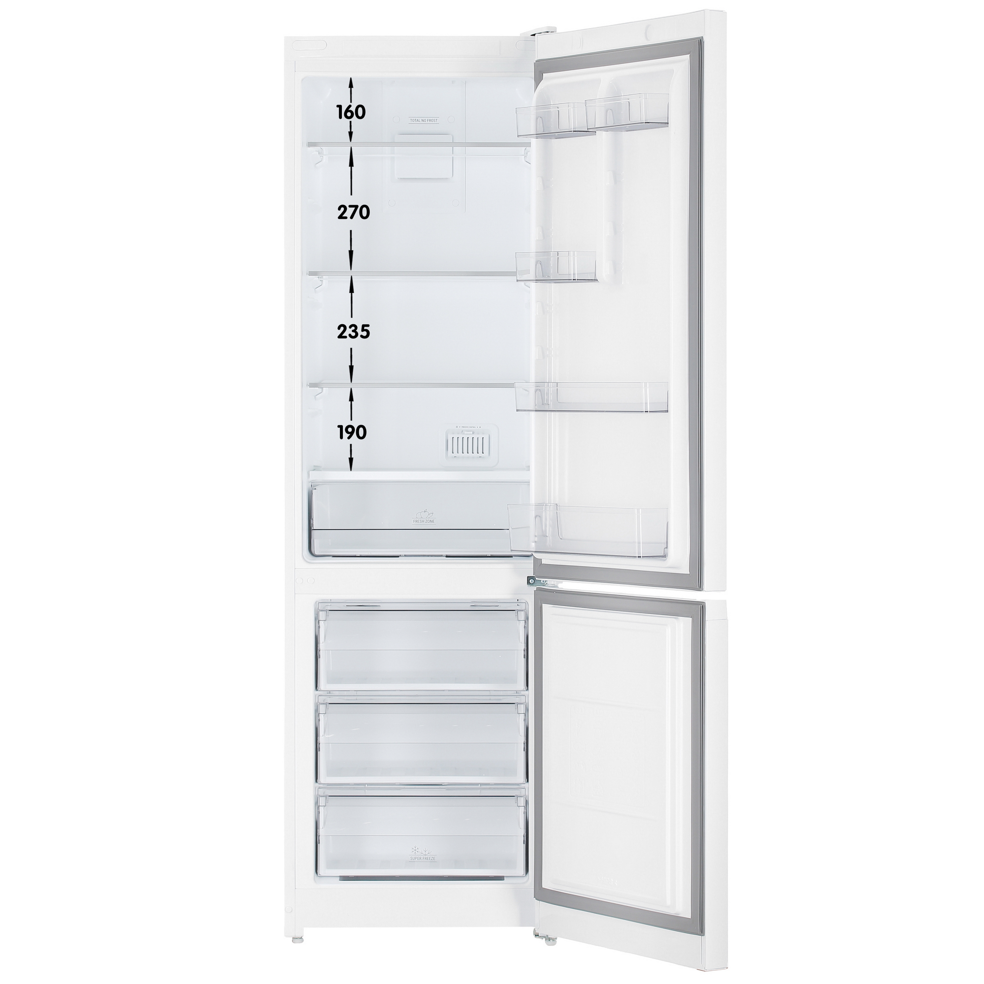 9027546 Холодильник с морозильником   Hotpoint HT 5200 W белый STDN-0068787 - Вид №1