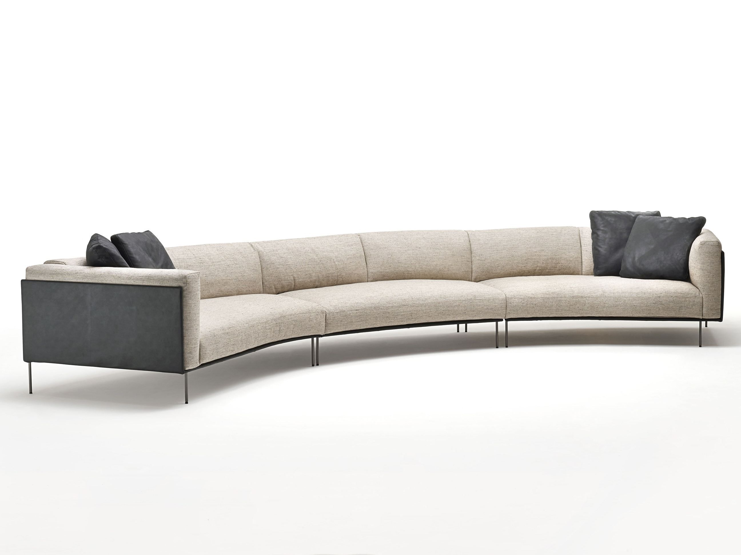 Ткань изогнутый съемный диван Living Divani Rod ARCH-00018168 - Вид №2