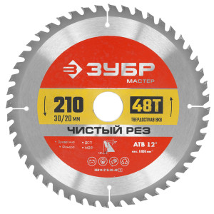 Диск пильный ЗУБР ЧИСТОРЕЗ 36914-210-30-48_z01 9123084