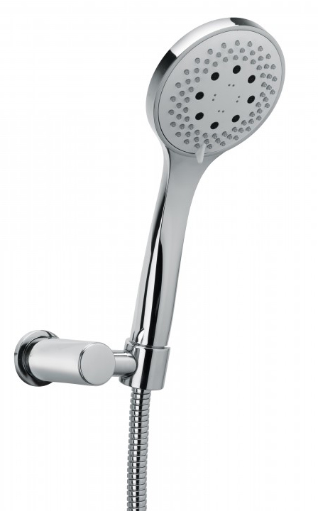 926/3 3 GETTI / 3 ФУНКЦИИ Душевой набор с поворотным кронштейном Ø мм. 100 3-х функциональный ручной душ и ммс. Шланг двойной блокировки 1500, конический 1/2 ”FF. Bongio Wellness 926/3 3 GETTI/3 FUNCTIONS
