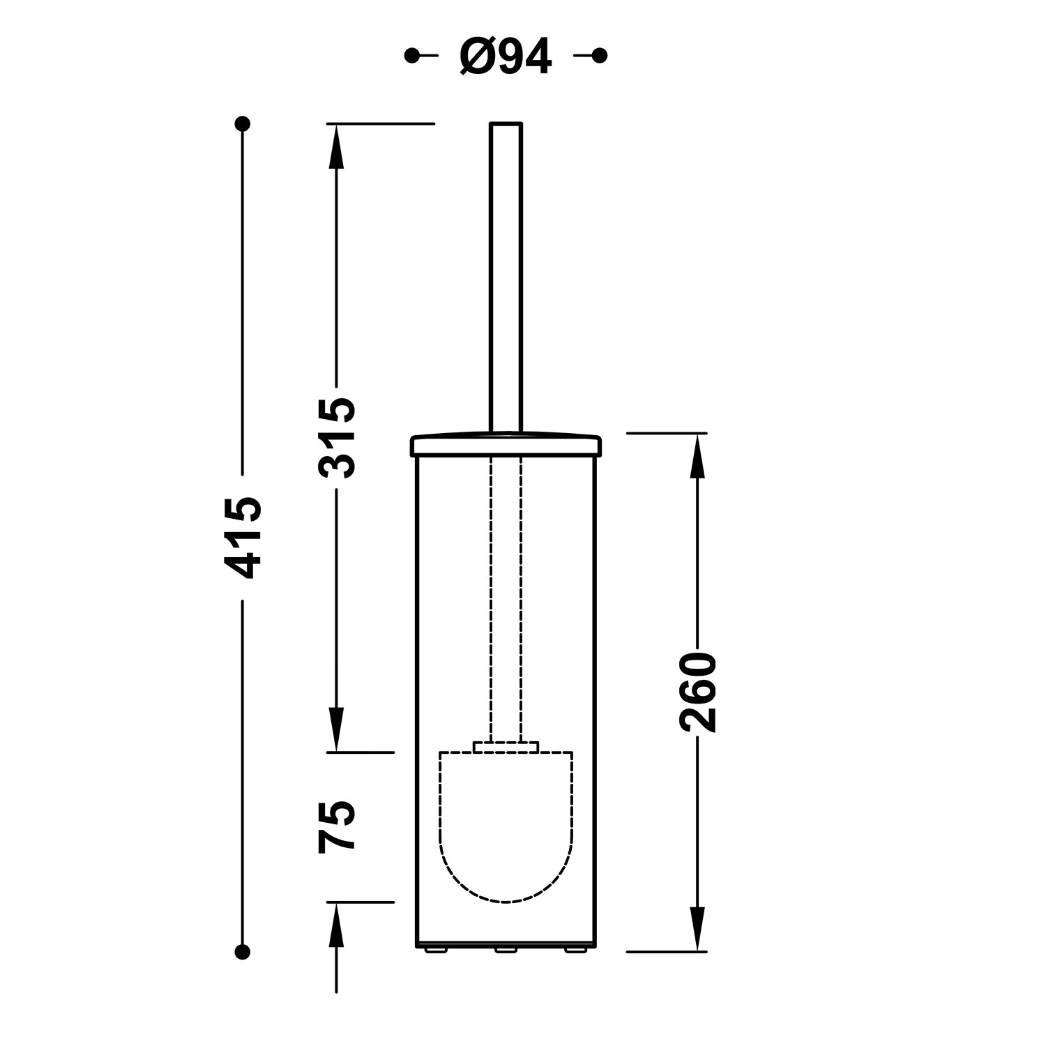 Щетка для пола-16133602 TRES Redondo - Вид №1