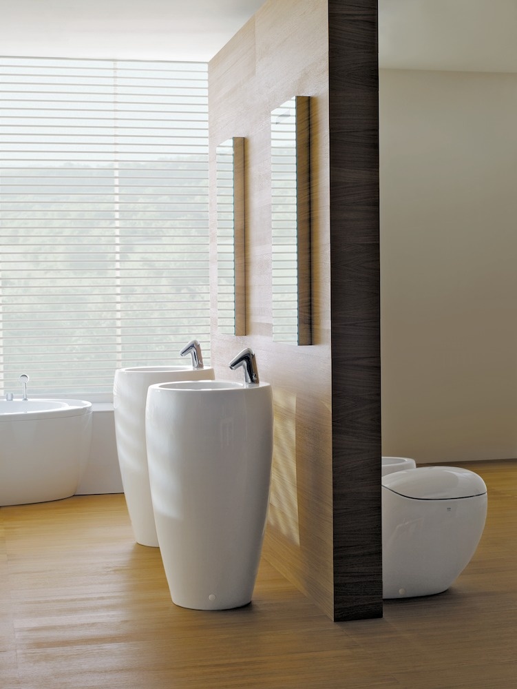 H8119724001091 Раковина свободностоящая, объединенная с пьедесталом LAUFEN PRO - Вид №1