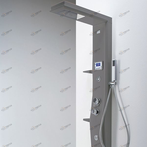 Душевая колонна Etoile Grey 125 см с хромотерапией 4ETA6N0G Gruppo Geromin